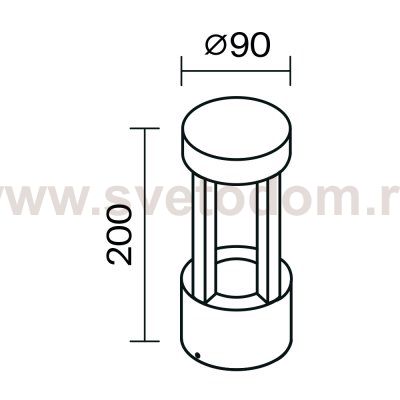 Настенный светильник (бра) Maytoni O458WL-L9GF3K Vint