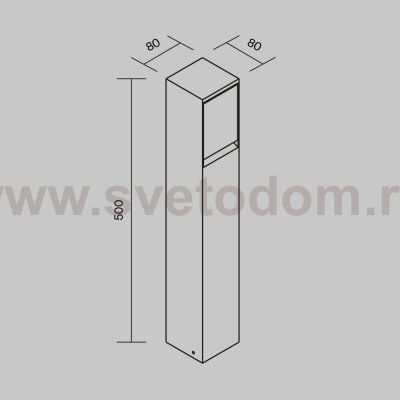 Уличная розетка Maytoni O460FL-GF01SC Nido