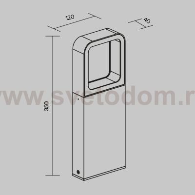 Ландшафтный светильник Maytoni O461FL-L7GF3K Track