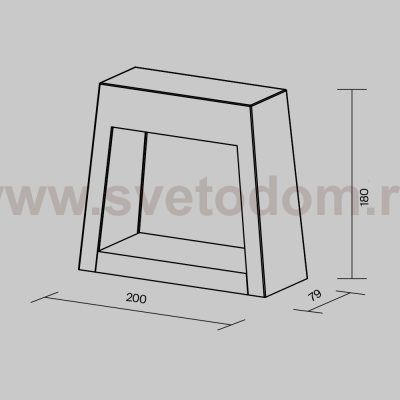 Настенный светильник (бра) Maytoni O464WL-L18GF3K Cont