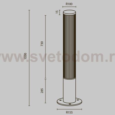 Ландшафтный светильник Maytoni O467FL-L50B3K Ster