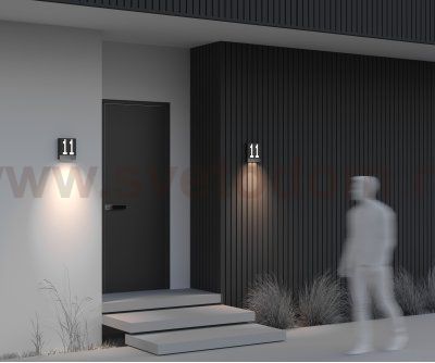 Настенный светильник (бра) Outdoor O475WL-L10GF3K