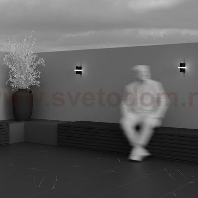 Уличный настенный светильник Outdoor O484WL-L6GF3K