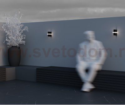 Уличный настенный светильник Outdoor O484WL-L6GF3K