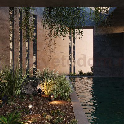 Ландшафтный светильник Outdoor O495FL-L25B3K