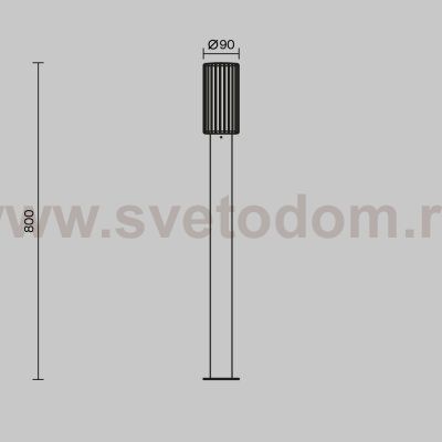 Ландшафтный светильник Outdoor O502FL-01B1
