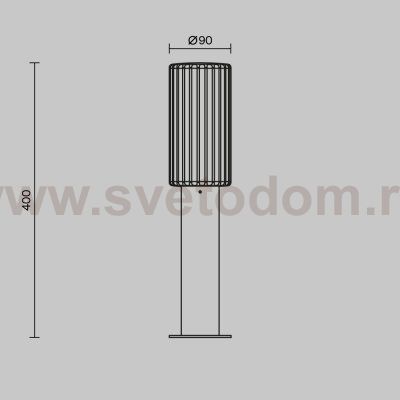 Ландшафтный светильник Outdoor O502FL-01B