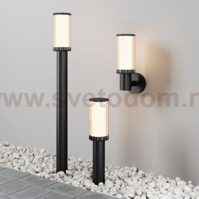 Уличный настенный светильник Outdoor O502WL-01B