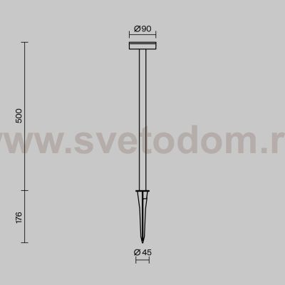 Ландшафтный светильник Outdoor O503FL-L4B3K1
