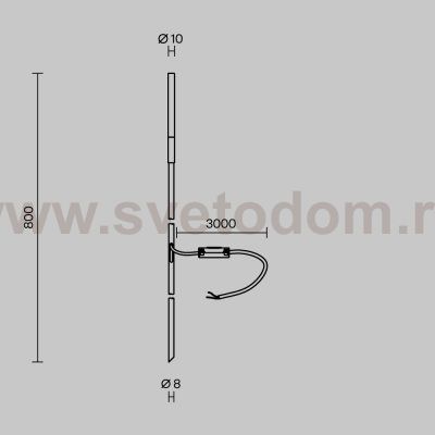 Ландшафтный светильник Outdoor O524FL-L2PT3K