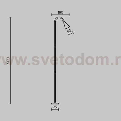 Ландшафтный светильник Outdoor O531FL-L3B3K1