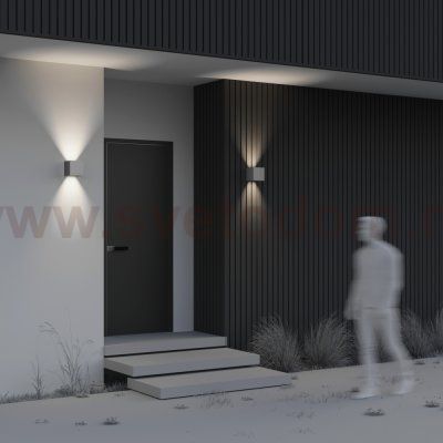 Настенный светильник (бра) Outdoor O572WL-L20GR3K
