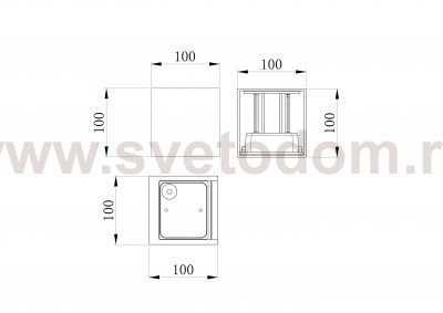 Настенный светильник (бра) Outdoor O572WL-L20W3K