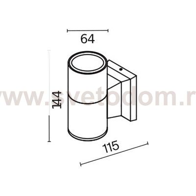 Настенный светильник (бра) Maytoni O574WL-01W Bowery