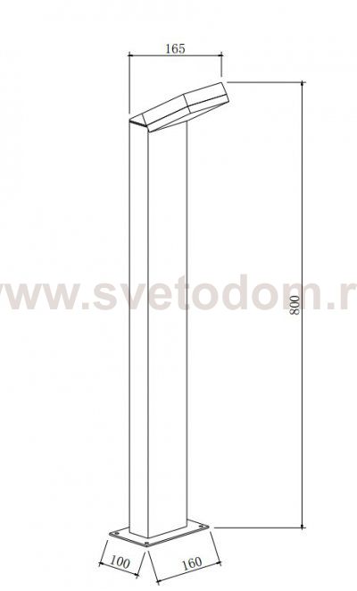 Ландшафтный светильник Maytoni O595FL-L12B3K Paso