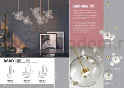 Подвесной светильник Odeon light 4640/12L BUBBLES