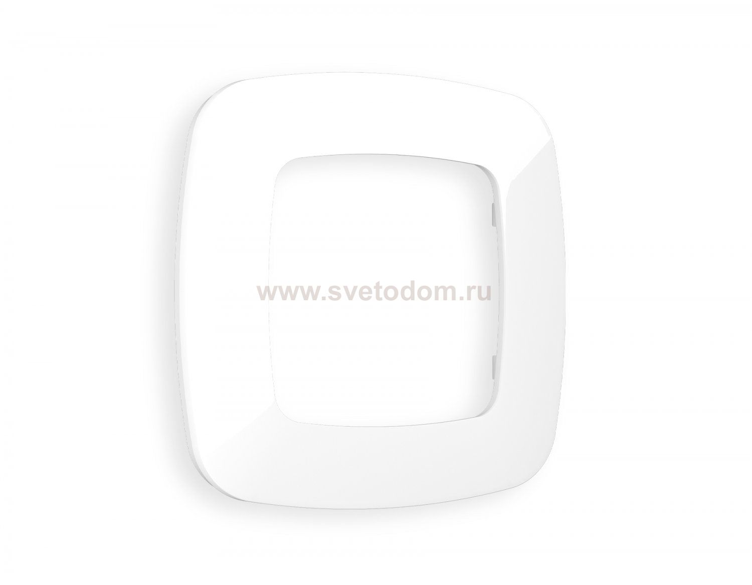 Рамка OMEGA Ecta (Белый глянец) 1-ая OF140101 Ambrella Volt