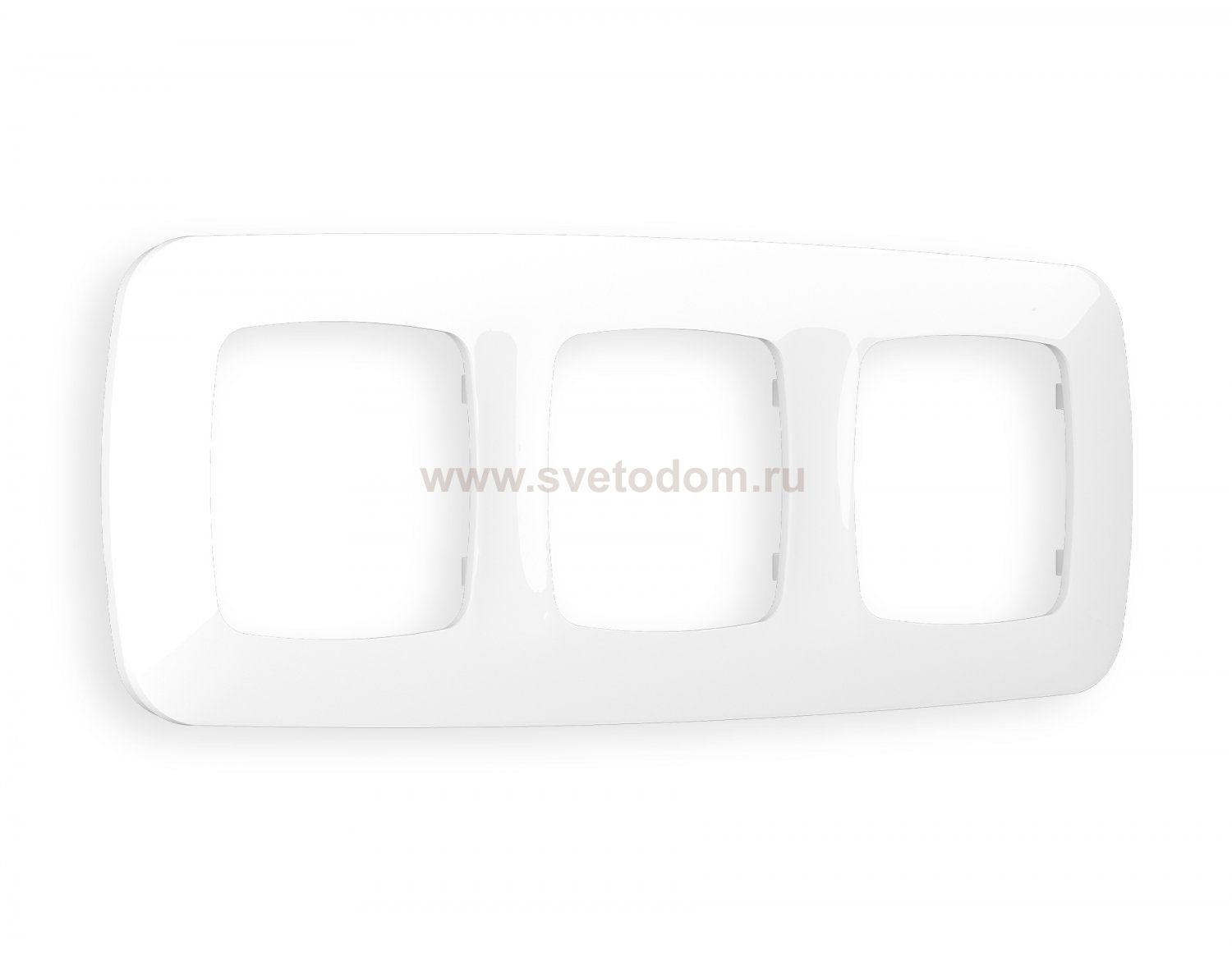 Рамка OMEGA Ecta (Белый глянец) 3-ая OF140103 Ambrella Volt