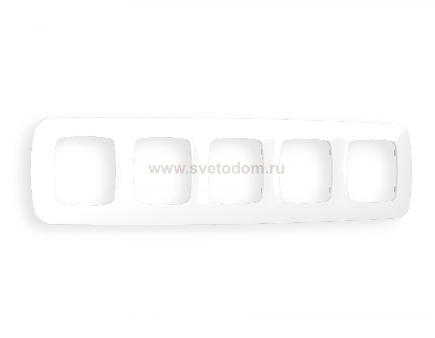 Рамка OMEGA Ecta (Белый глянец) 5-ая OF140105 Ambrella Volt