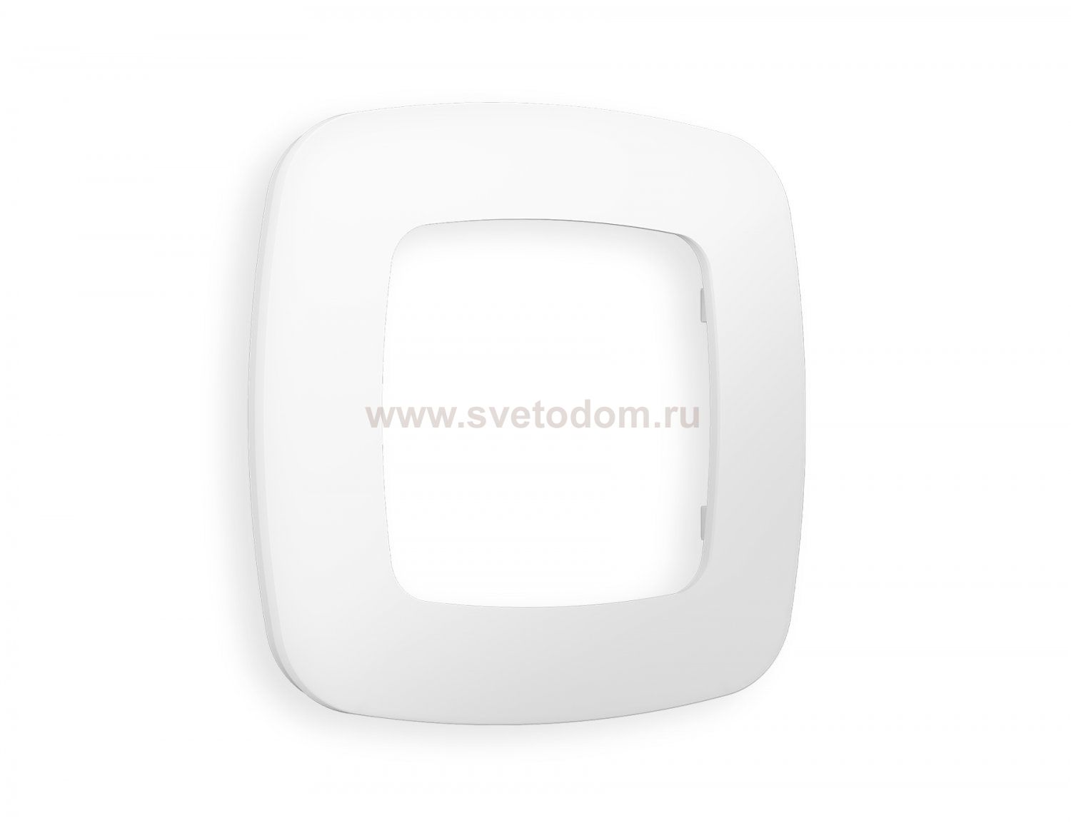 Рамка OMEGA Ecta (Белый матовый) 1-ая OF140121 Ambrella Volt