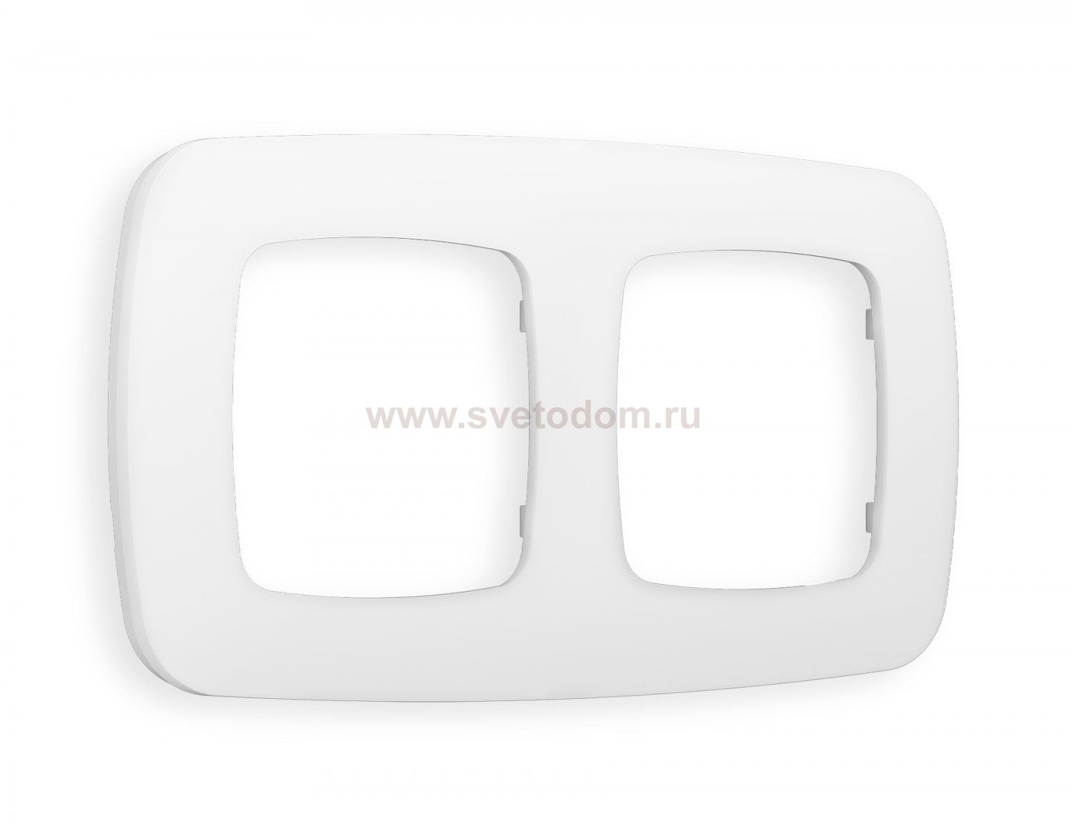 Рамка OMEGA Ecta (Белый матовый) 2-ая OF140122 Ambrella Volt