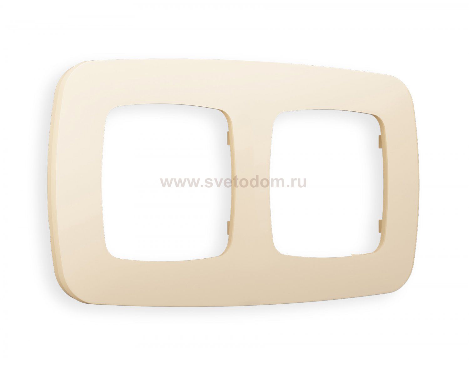 Рамка OMEGA Ecta (Бежевый матовый) 2-ая OF140332 Ambrella Volt