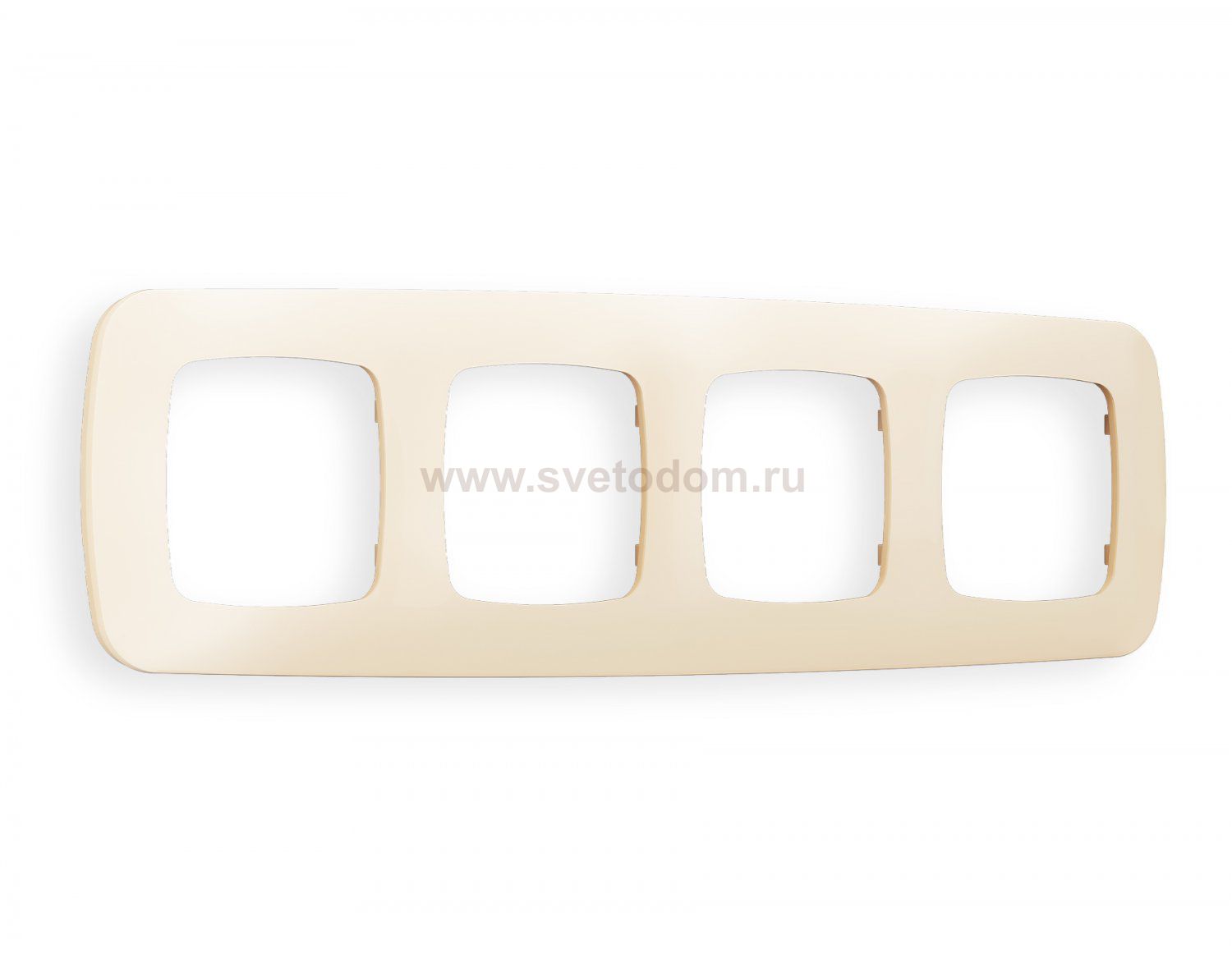 Рамка OMEGA Ecta (Бежевый матовый) 4-ая OF140334 Ambrella Volt