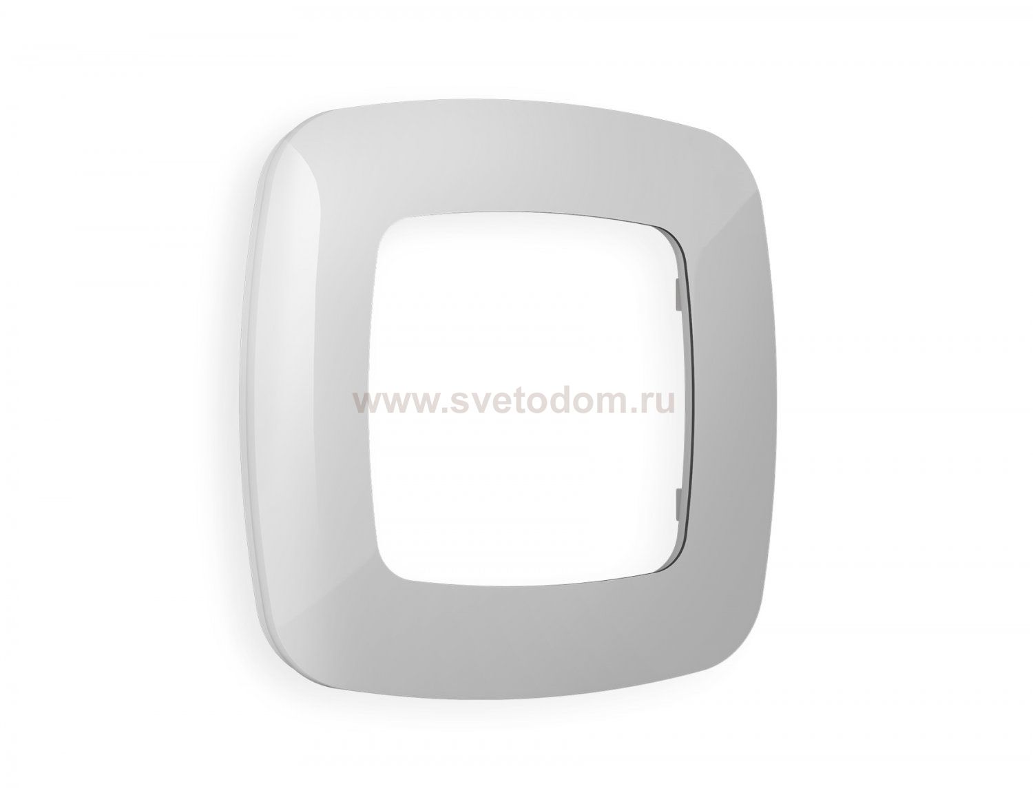 Рамка OMEGA Ecta (Серебро глянец) 1-ая OF140401 Ambrella Volt