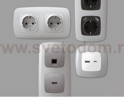 Рамка OMEGA Ecta (Серебро глянец) 4-ая OF140404 Ambrella Volt