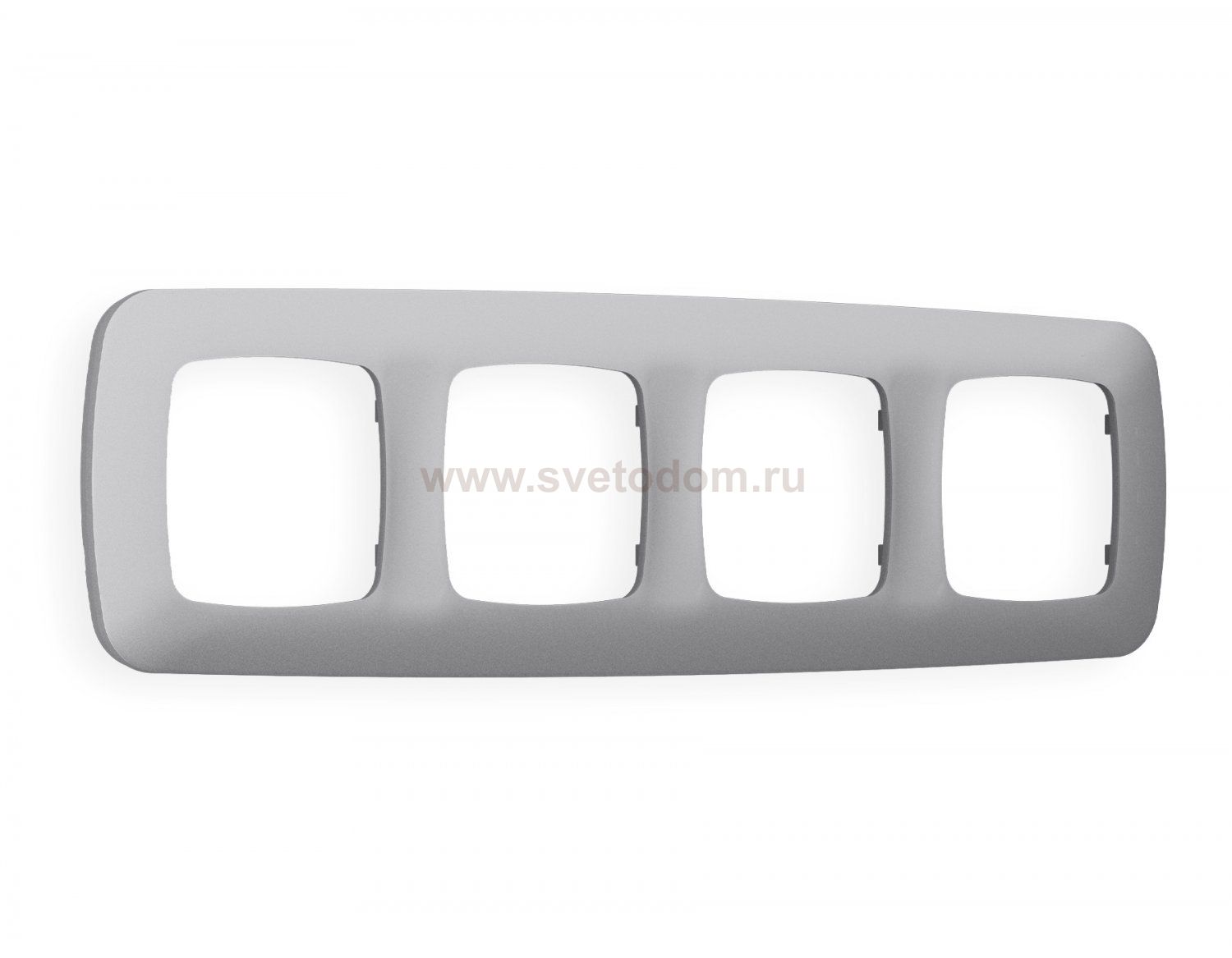 Рамка OMEGA Ecta (Сталь матовый) 4-ая OF140504 Ambrella Volt