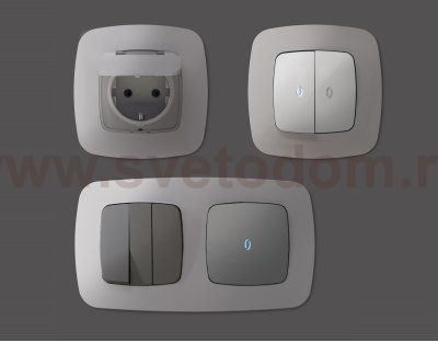 Рамка OMEGA Ecta (Сталь матовый) 5-ая OF140505 Ambrella Volt