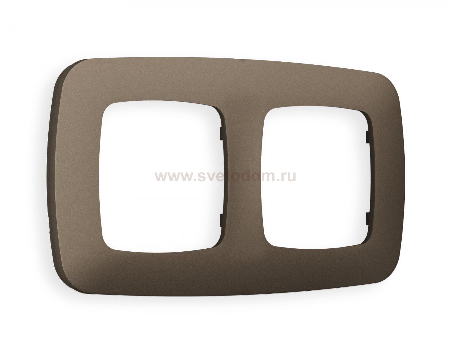 Рамка OMEGA Ecta (Темная бронза матовый) 2-ая OF140632 Ambrella Volt