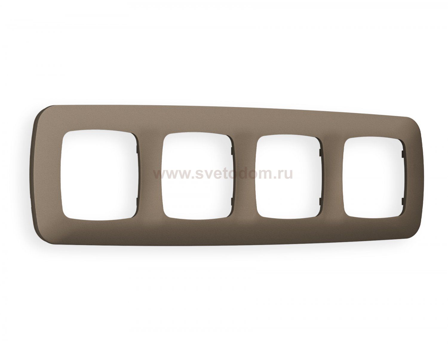 Рамка OMEGA Ecta (Темная бронза матовый) 4-ая OF140634 Ambrella Volt