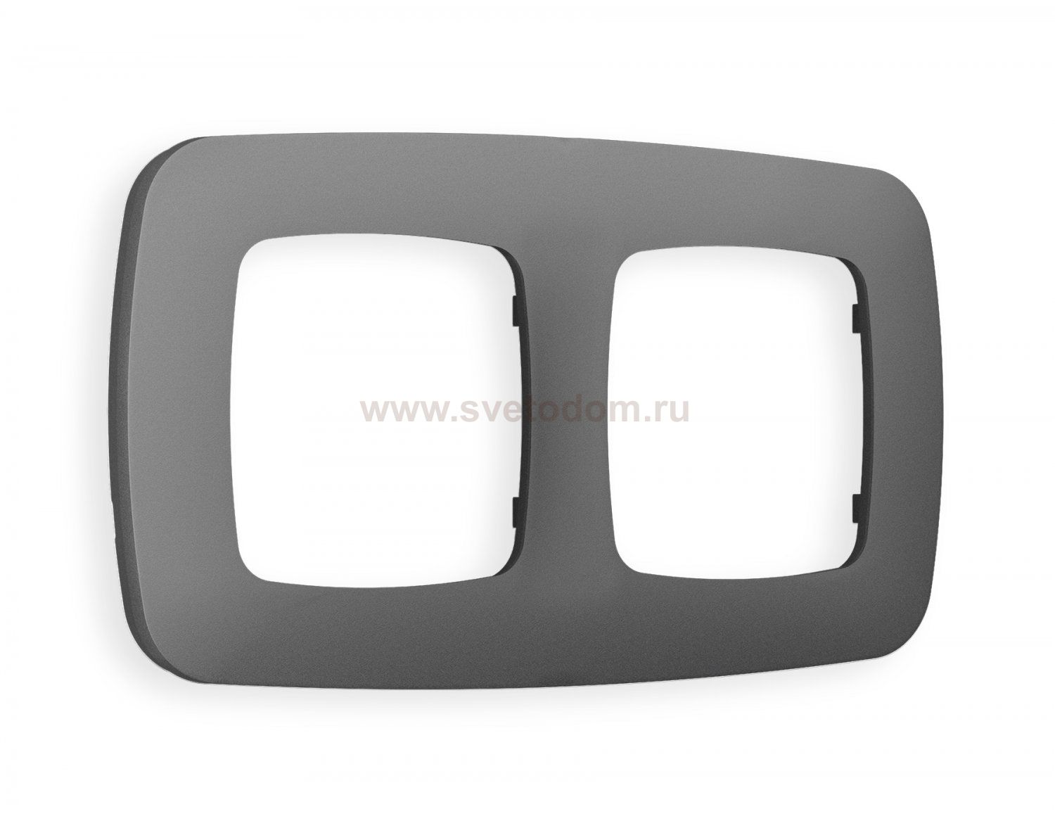 Рамка OMEGA Ecta (Антрацит серый) 2-ая OF140652 Ambrella Volt