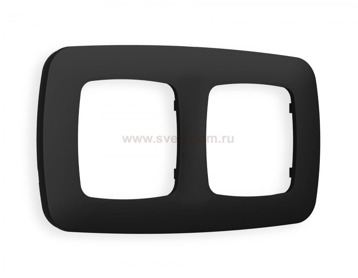 Рамка OMEGA Ecta (Черный матовый) 2-ая OF140702 Ambrella Volt