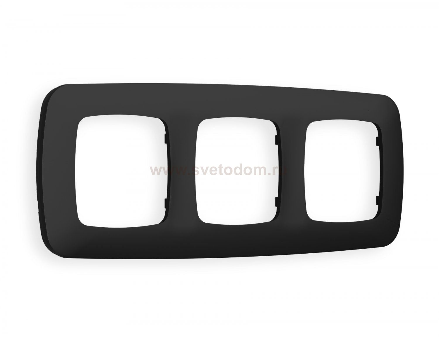 Рамка OMEGA Ecta (Черный матовый) 3-ая OF140703 Ambrella Volt