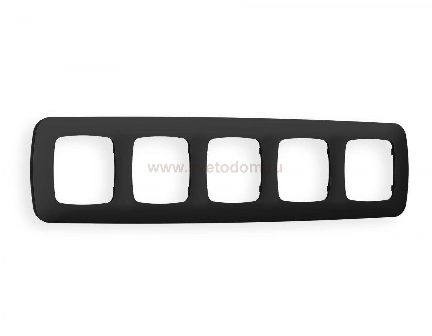 Рамка OMEGA Ecta (Черный матовый) 5-ая OF140705 Ambrella Volt