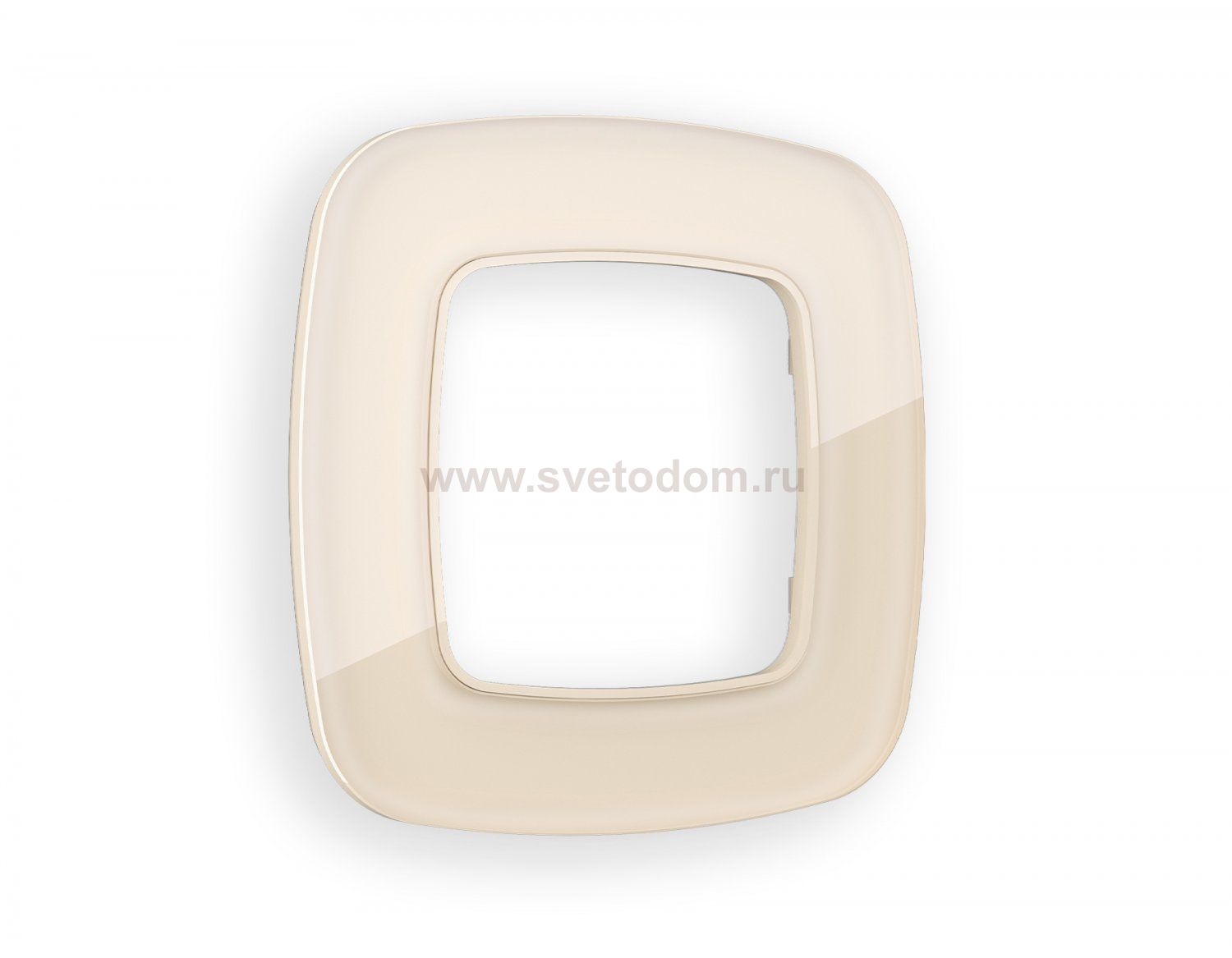 Рамка OMEGA Radian (Бежевый Стекло органическое) 1-ая OF320301 Ambrella Volt