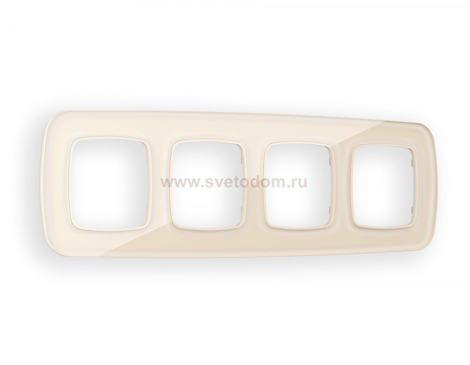 Рамка OMEGA Radian (Бежевый Стекло органическое) 4-ая OF320304 Ambrella Volt