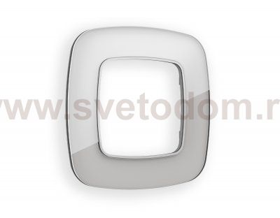 Рамка OMEGA Radian (Серебро Стекло органическое) 1-ая OF320401 Ambrella Volt