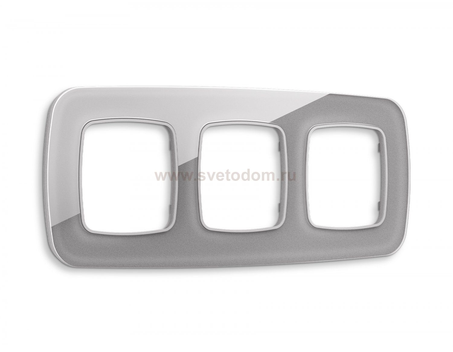 Рамка OMEGA Radian (Сталь Стекло органическое) 3-ая OF320503 Ambrella Volt