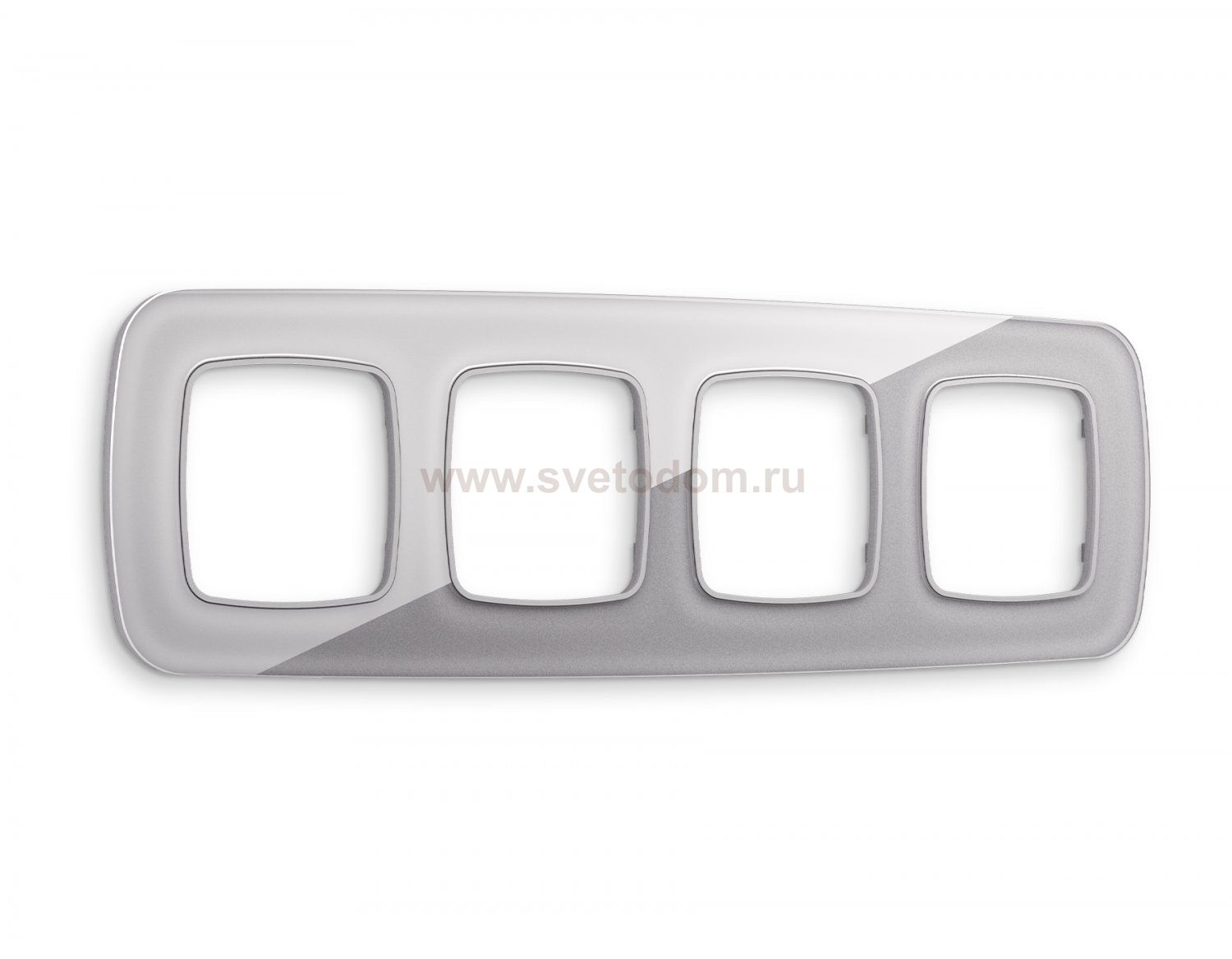 Рамка OMEGA Radian (Сталь Стекло органическое) 4-ая OF320504 Ambrella Volt