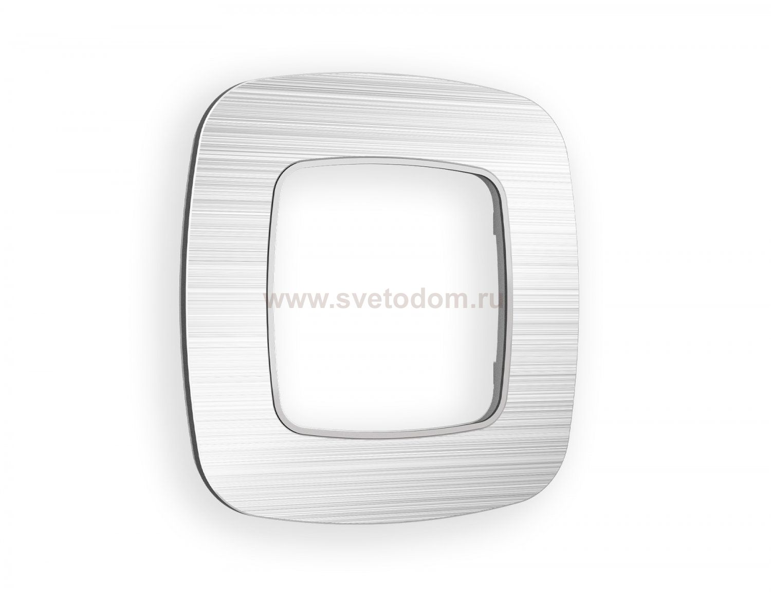 Рамка OMEGA Radian (Серебро Металл шлифованный) 1-ая OF580101 Ambrella Volt