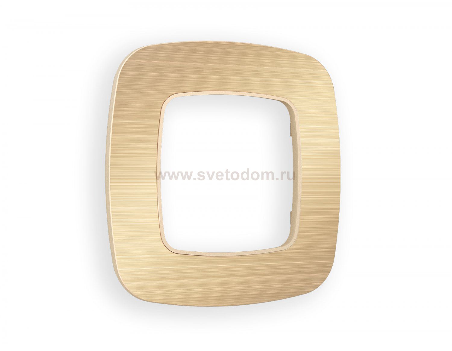 Рамка OMEGA Radian (Шампань Металл шлифованный) 1-ая OF580301 Ambrella Volt