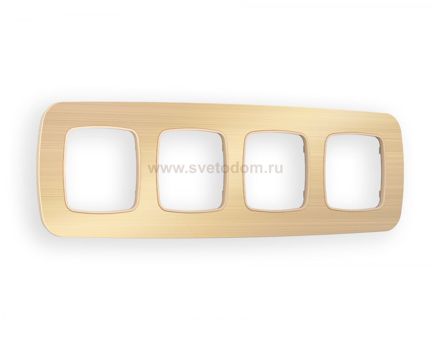 Рамка OMEGA Radian (Шампань Металл шлифованный) 4-ая OF580304 Ambrella Volt