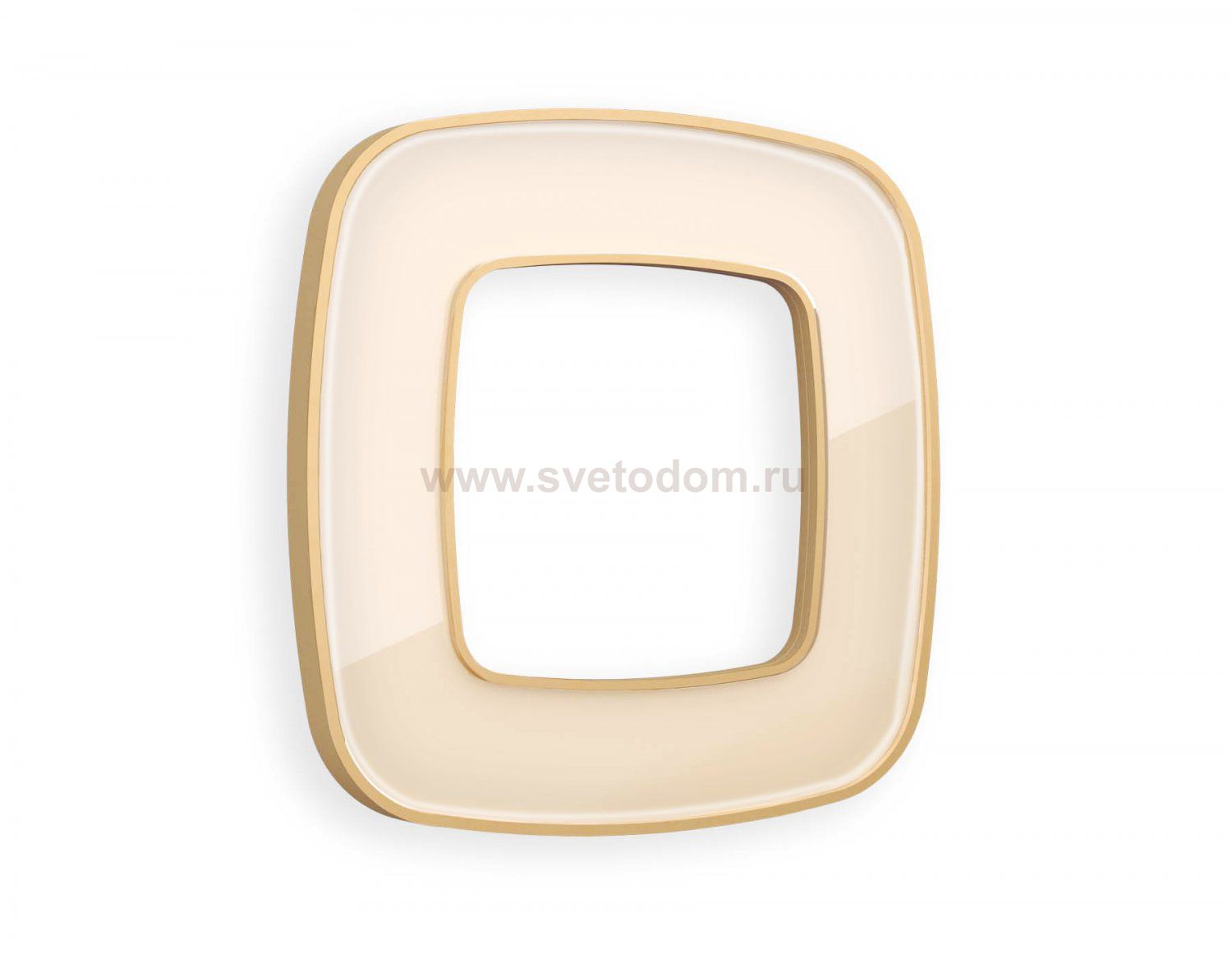 Рамка OMEGA Coint (Бежевый Стекло органическое/Шампань) 1-ая OF640341 Ambrella Volt