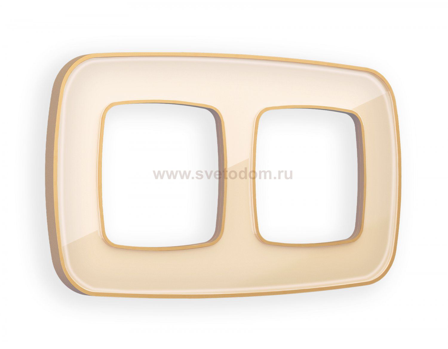 Рамка OMEGA Coint (Бежевый Стекло органическое/Шампань) 2-ая OF640342 Ambrella Volt