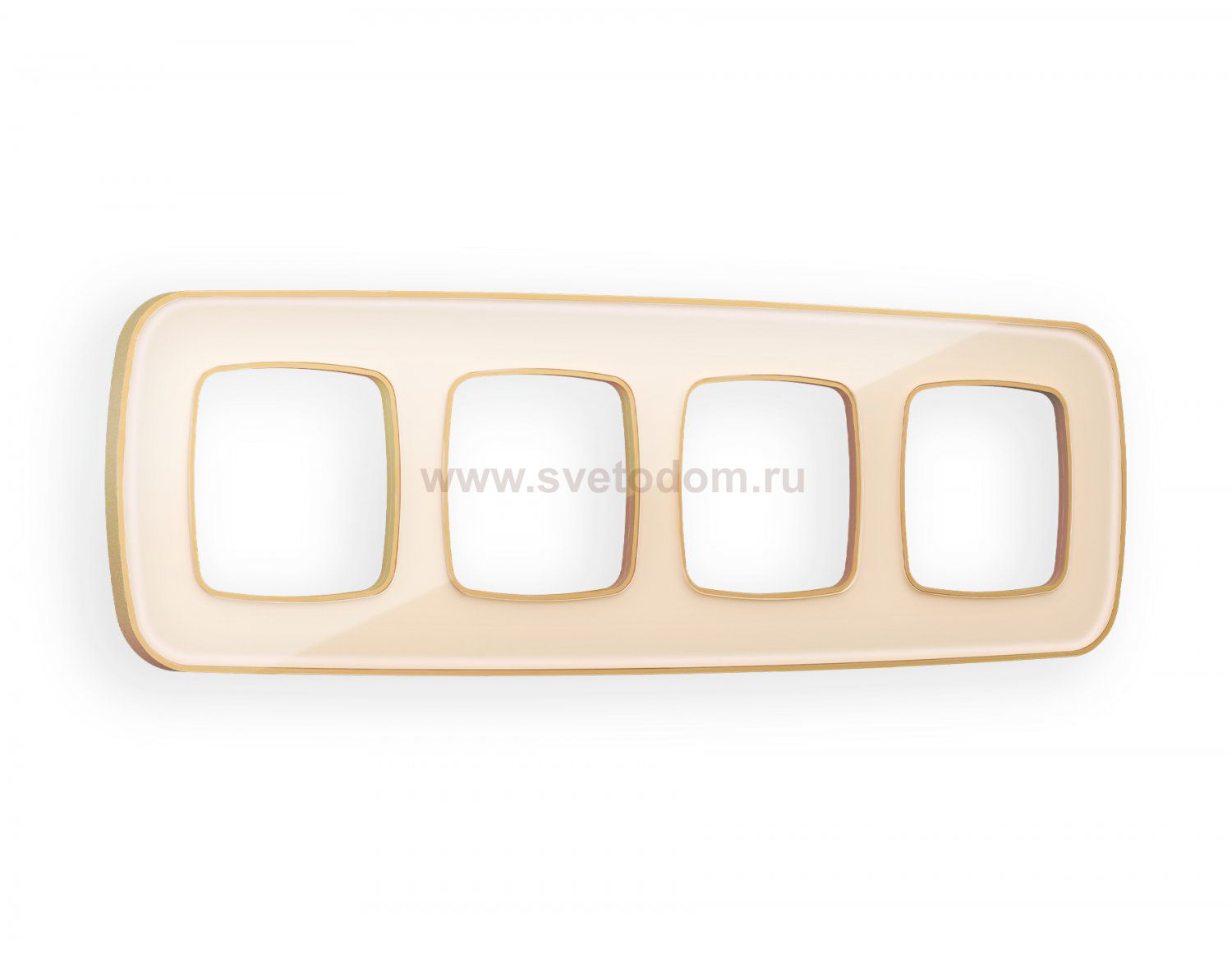 Рамка OMEGA Coint (Бежевый Стекло органическое/Шампань) 4-ая OF640344 Ambrella Volt