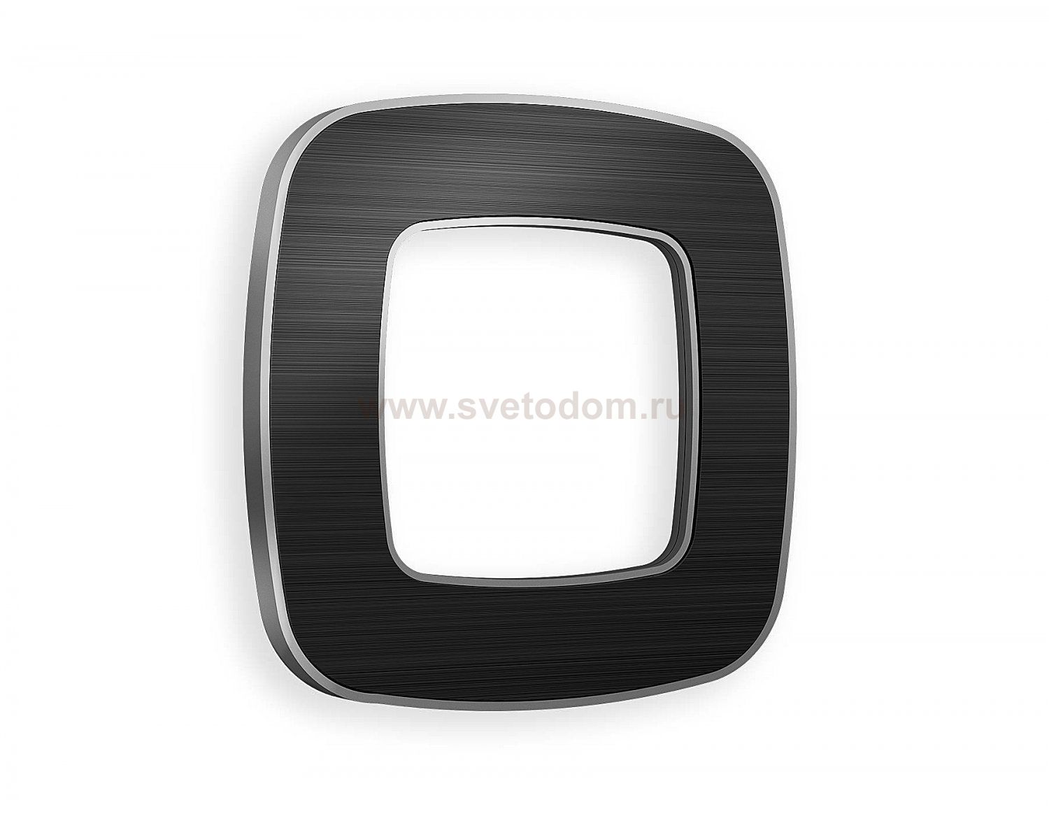 Рамка OMEGA Coint (Черный Стекло органическое/Сталь) 1-ая OF640531 Ambrella Volt