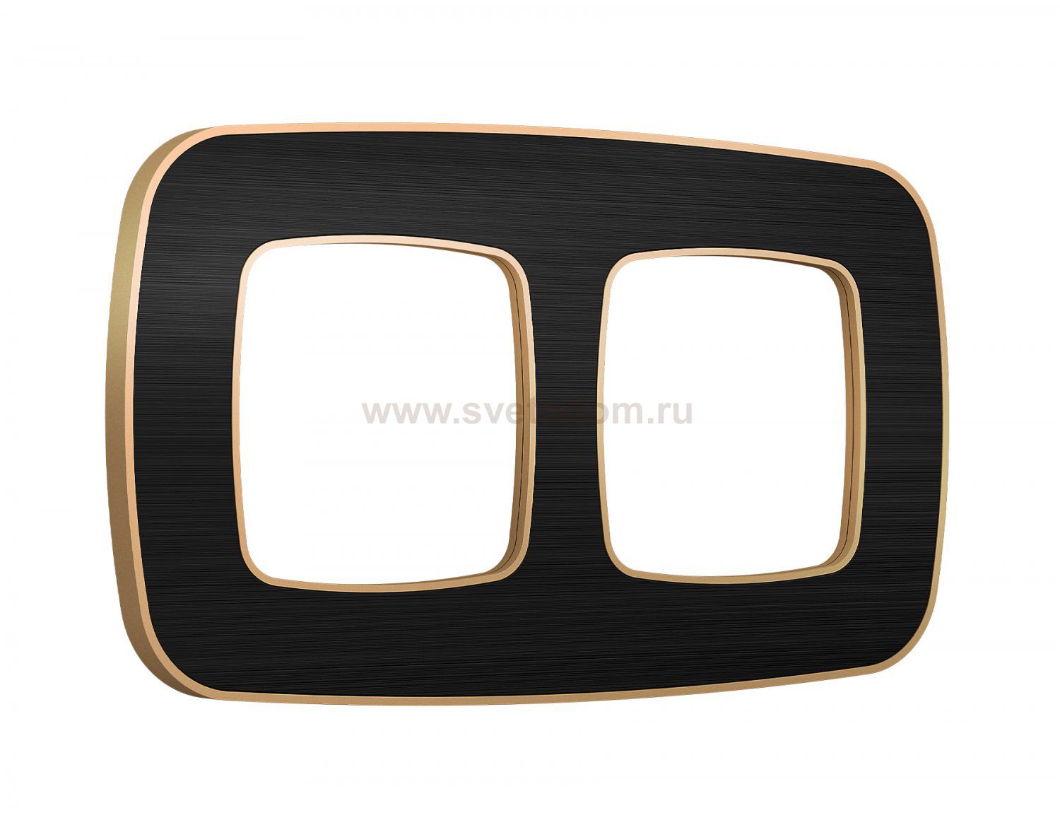 Рамка OMEGA Coint (Черный Стекло органическое/Шампань) 2-ая OF640542 Ambrella Volt